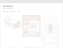 Tablet Screenshot of benkennerly.com